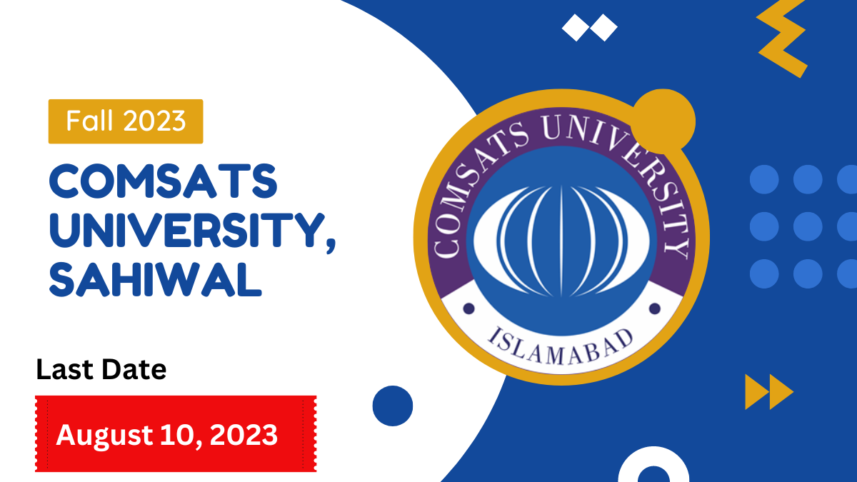 [Admission Open Fall 2023] COMSATS University, Abbottabad Campus ...